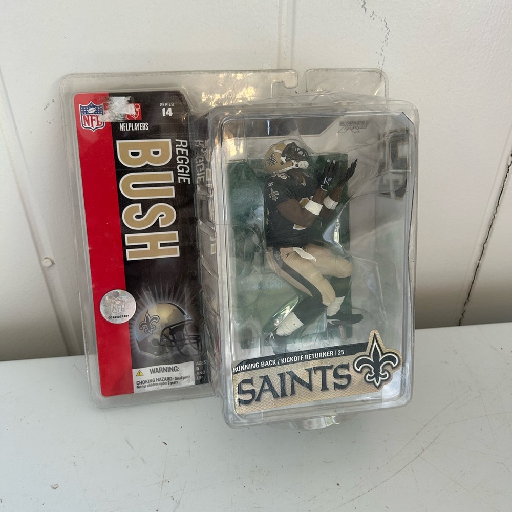 McFarlane NFL Series 14 Reggie Bush New Orleans Saints‎ Black Jersey #25